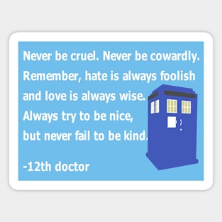 Doctor Who Quote Magnet